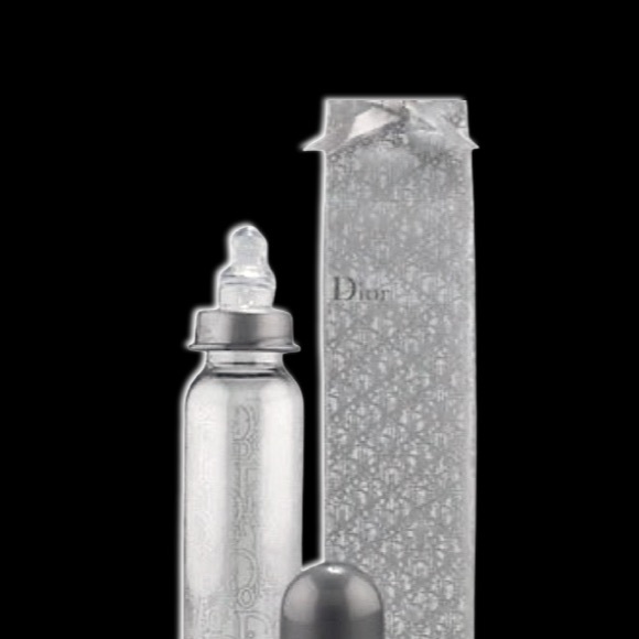 Baby Dior Limited Edition Baby Couture Jacquard Trotter Baby Bottle - Picture 8 of 14